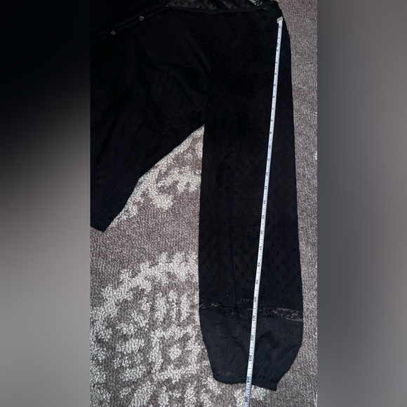 ⭐️Hollister⭐️Black Long-sleeve see through Baby Doll Shirt, size Medium ⭐️ - Picture 11 of 12